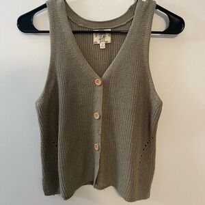 Knit tank top